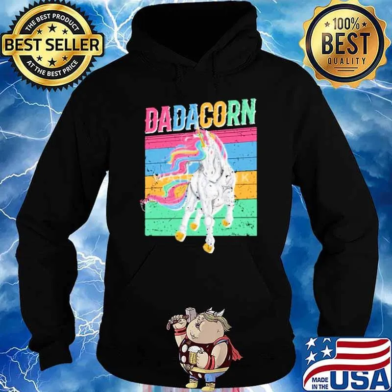 Dadacorn Unicorn Vintage Shirt Hoodie