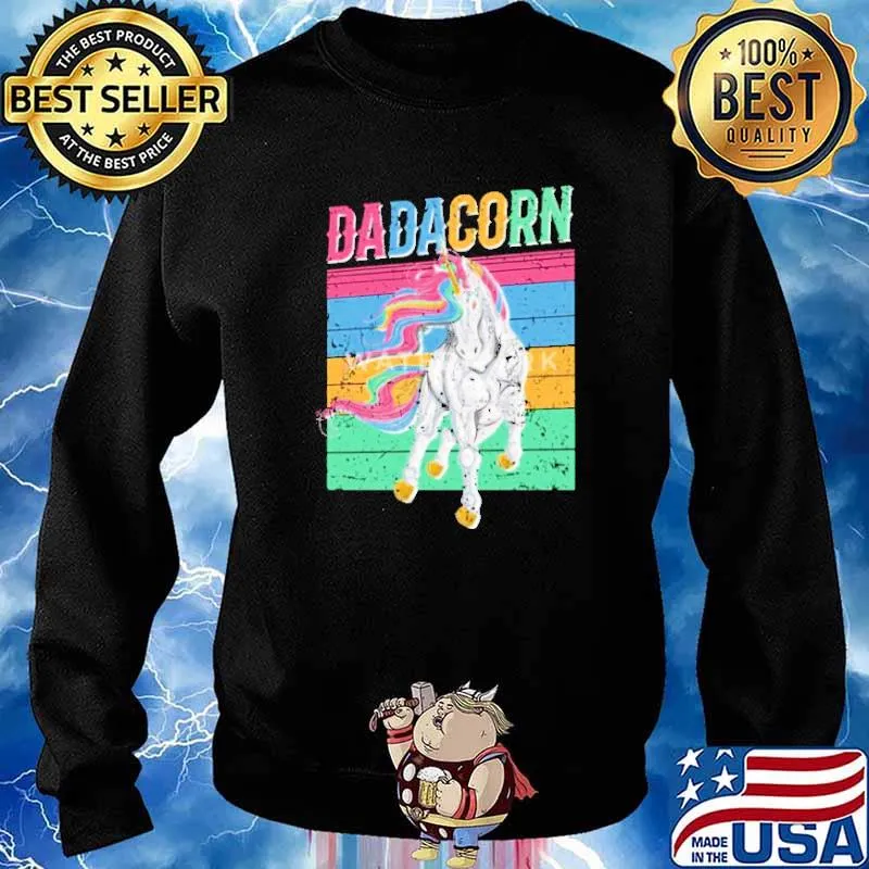 Dadacorn Unicorn Vintage Shirt Sweater
