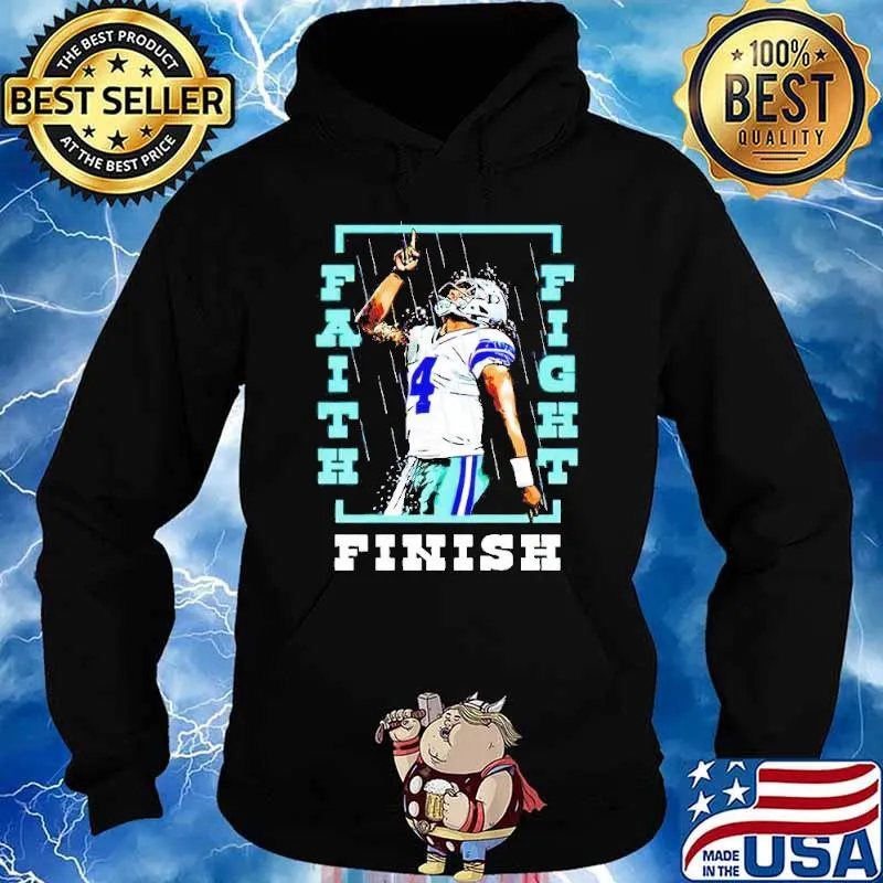 Dak Prescott Faith Fight Finish Foundation s Hoodie