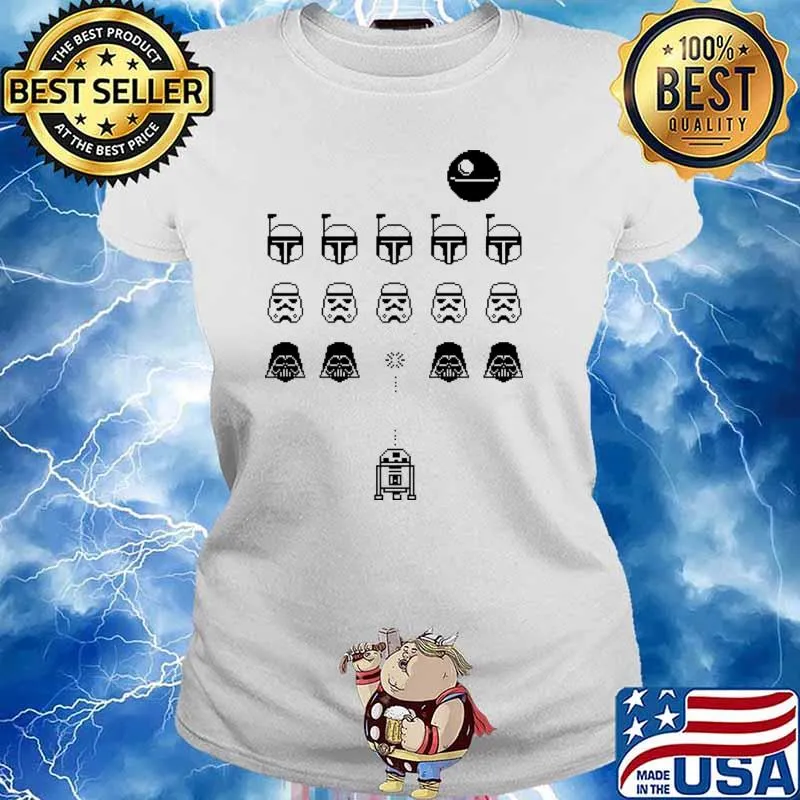 Dark invaders boba fett darth vader star wars s Ladies tee