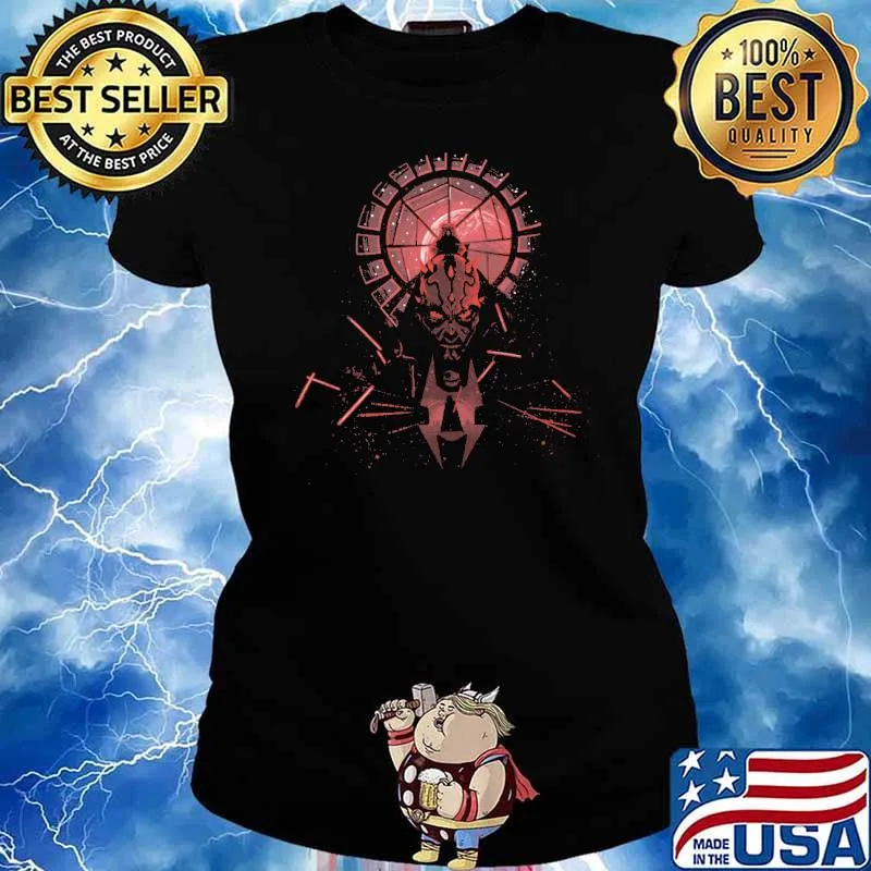 Darth Maul sith nightmare star wars s Ladies tee