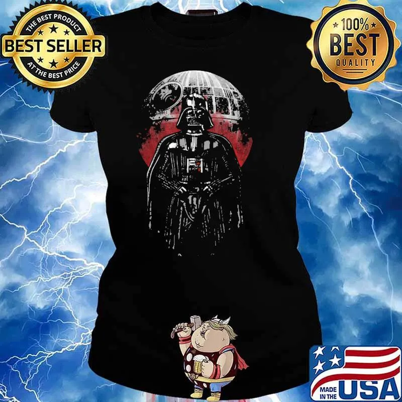 Darth vader moon star wars s Ladies tee