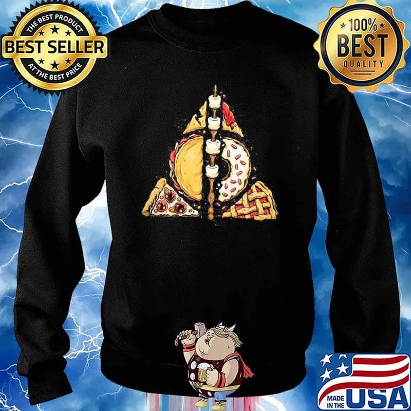 DEATHLY MALLOWS PIZZA SHIRT Sweater