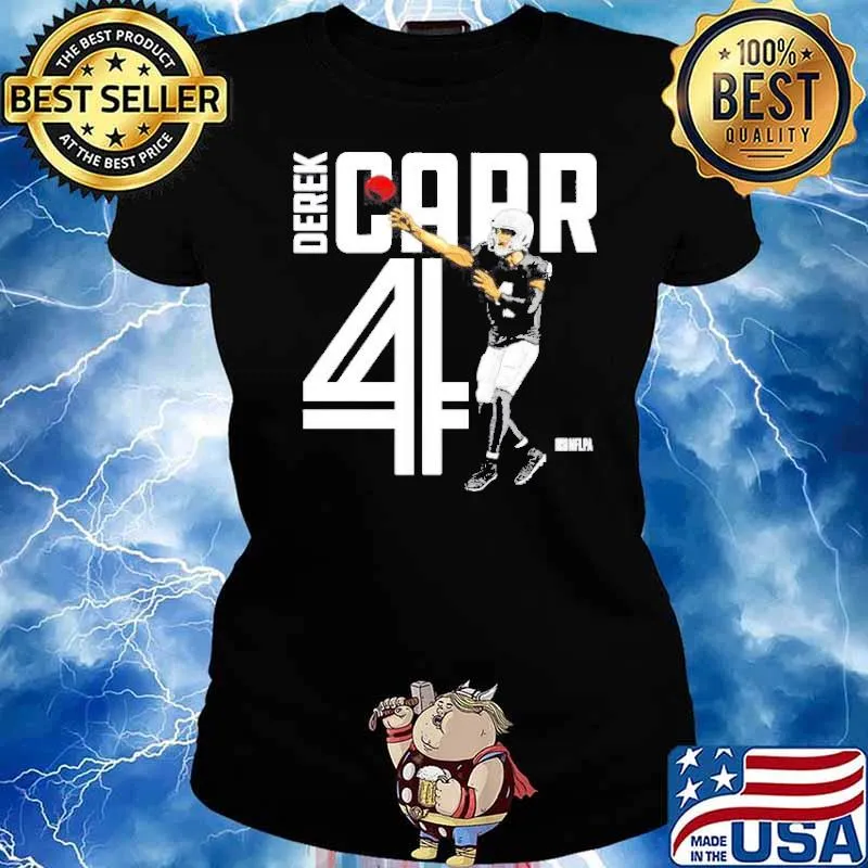 Derek Carr Inline Las Vegas Raiders s Ladies tee