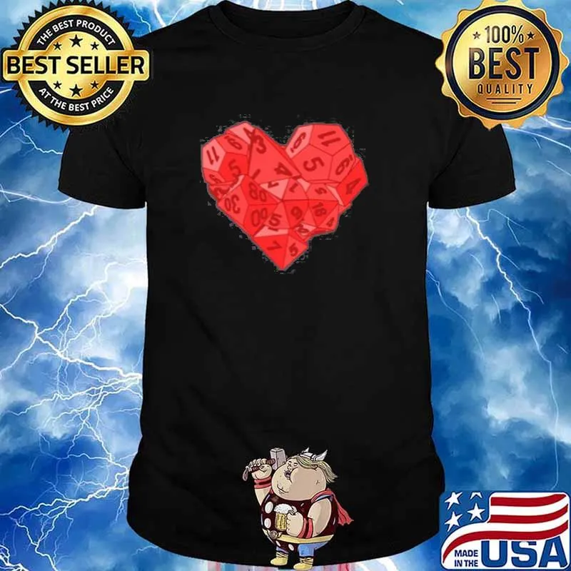 Dice heart shirt