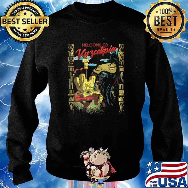 Disney Emperor's New Groove Welcome To Kuzcotopia Model T-Shirt Sweater