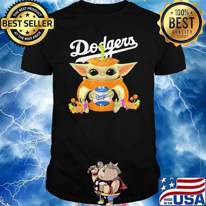 Dodgers Baby Yoda Halloween Shirt