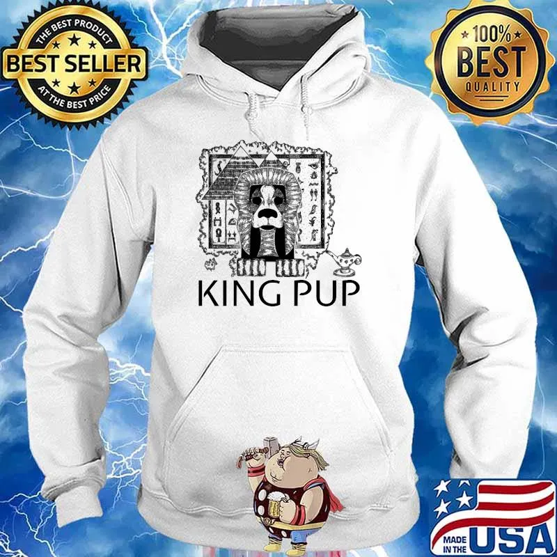 Dog Lovers King Pup Original Hand Drawn Beagle Design T-Shirt Hoodie