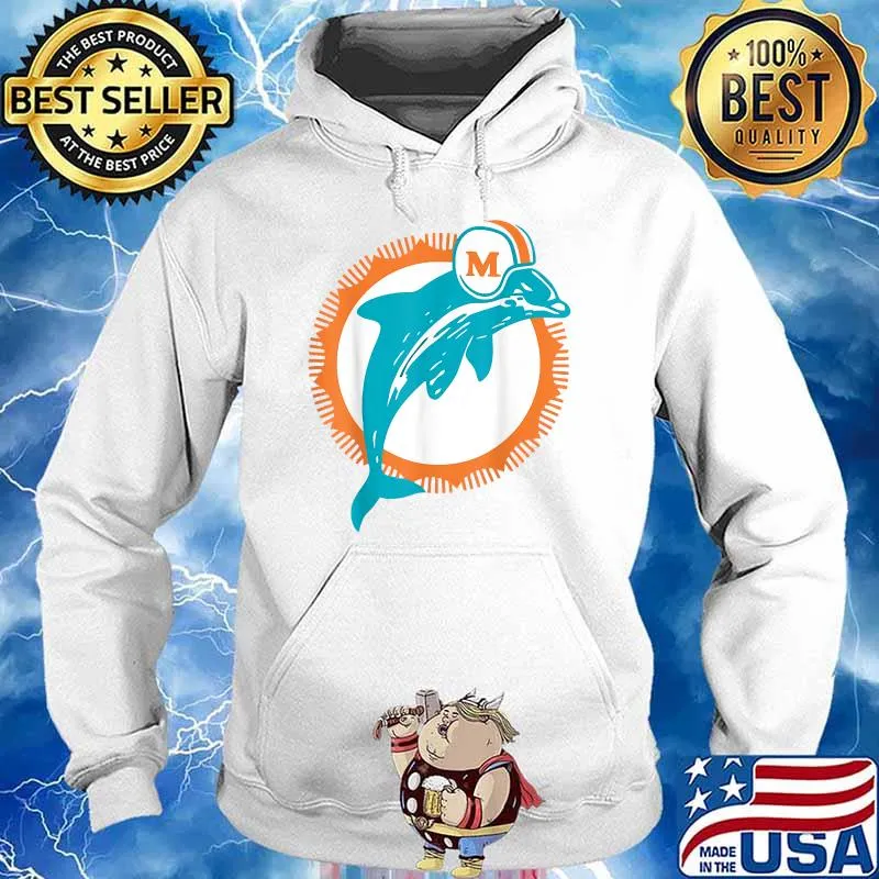 Dolphins Baseball Team T-Shirt Hoodie