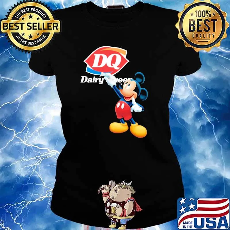 DQ Dairy Queen Mickey Shirt Ladies tee