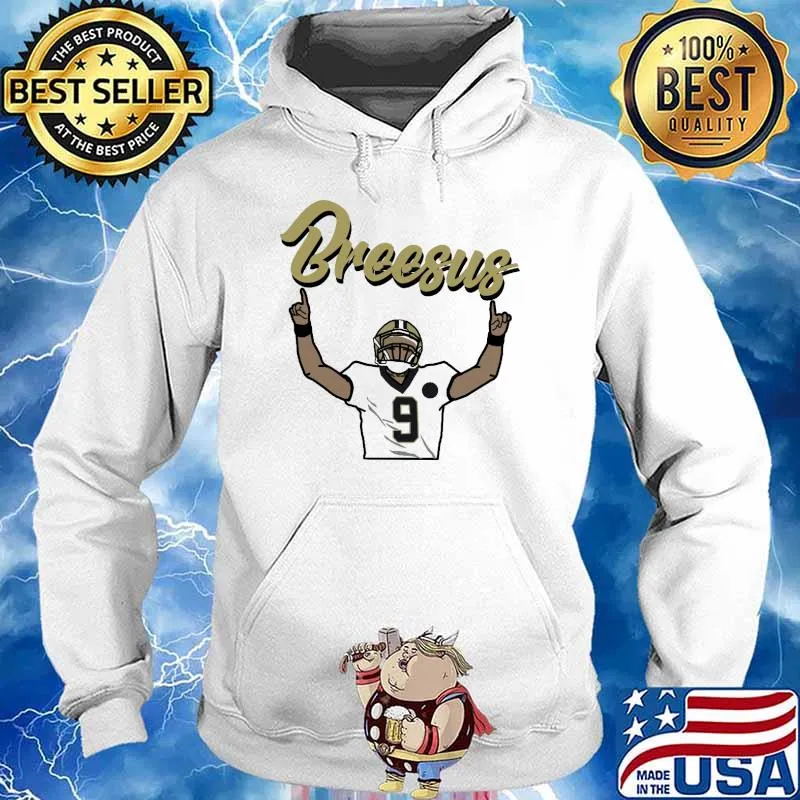 Drew Brees 'Breesus' New Orleans Saints NFL T-Shirt Hoodie