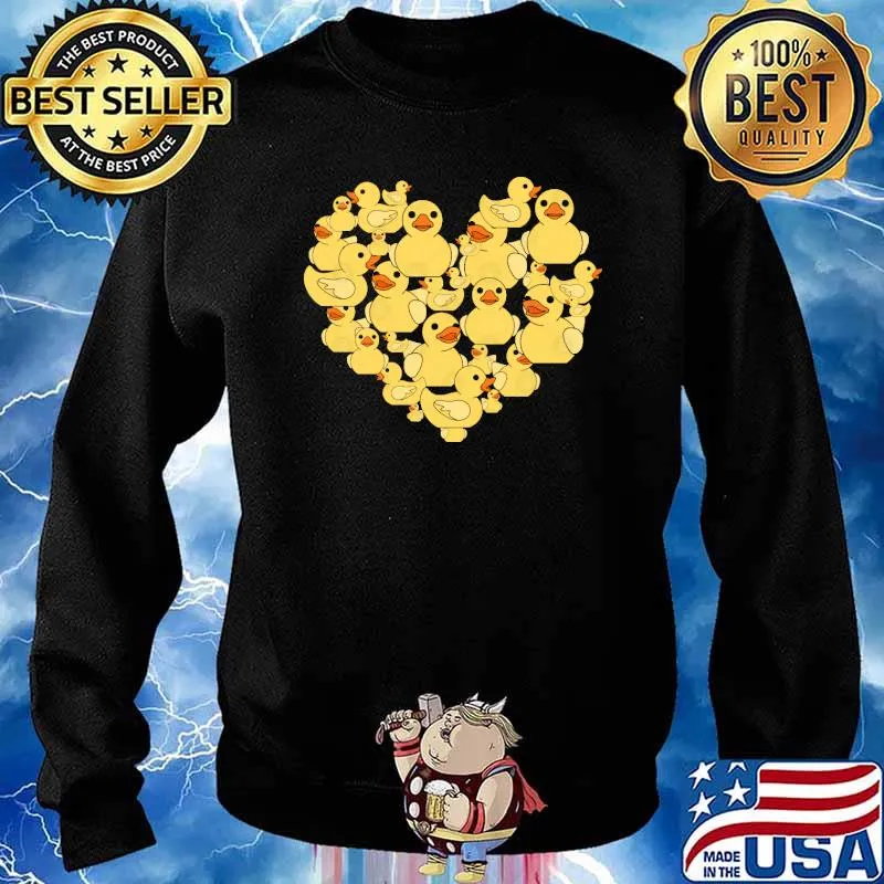 Duck heart animal love s Sweater