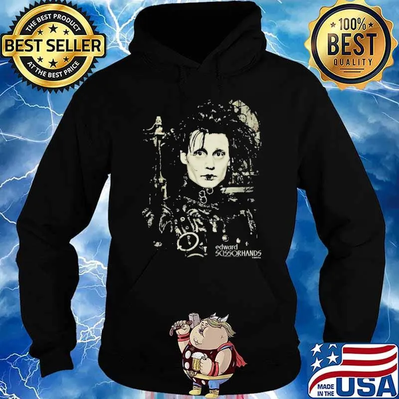 Edward Scissorhands Big Face Poster Shirt Hoodie