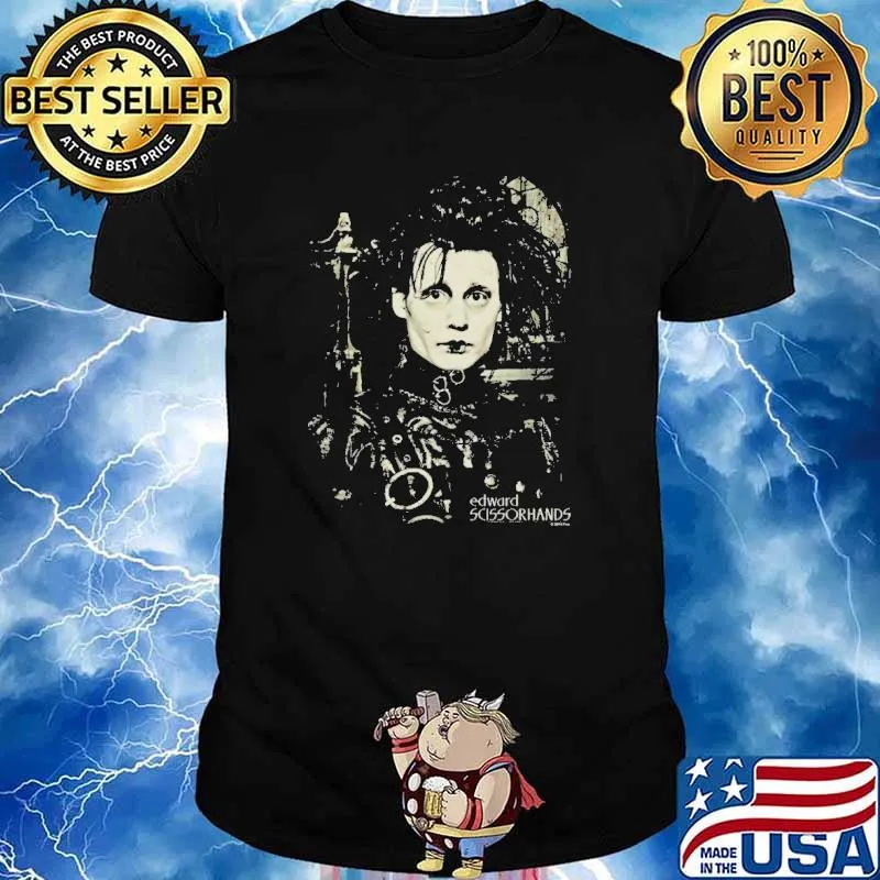 Edward Scissorhands Big Face Poster Shirt