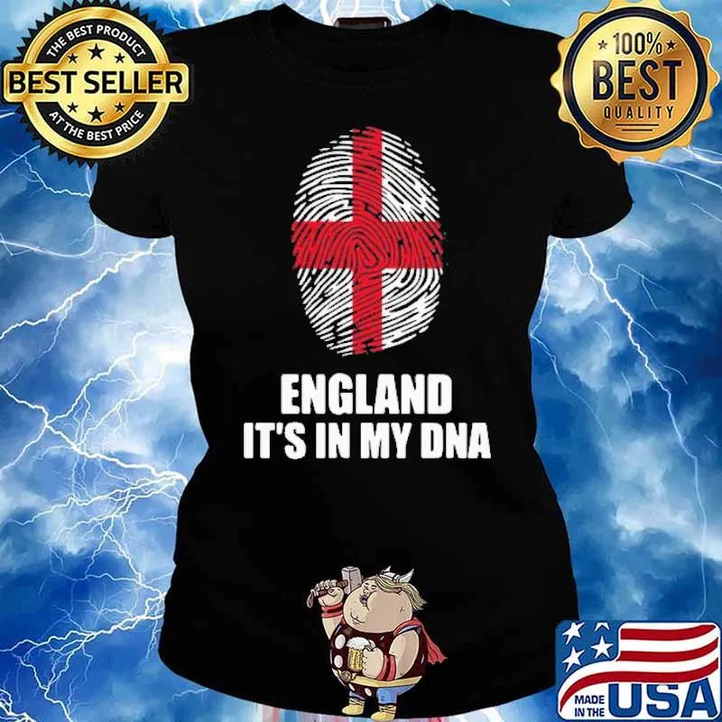 England Flag It’s In My DNA Shirt Ladies tee