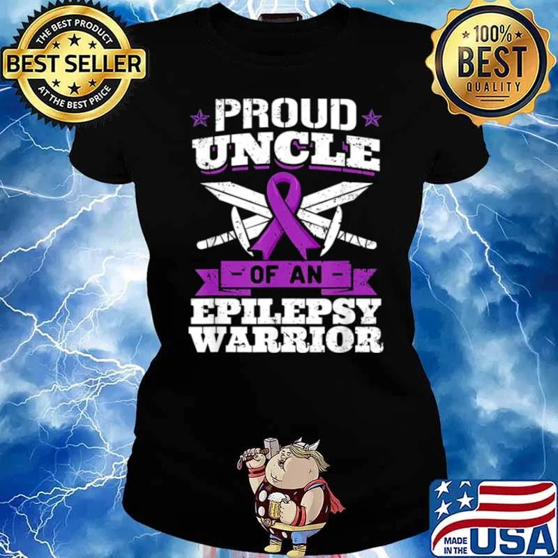 Epilepsy Warrior Uncle Epileptic Seizure Disorder Advocate s Ladies tee