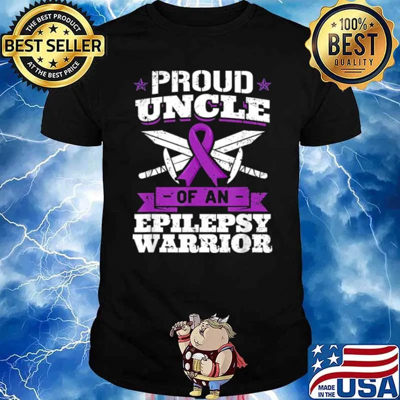 Epilepsy Warrior Uncle Epileptic Seizure Disorder Advocate shirt