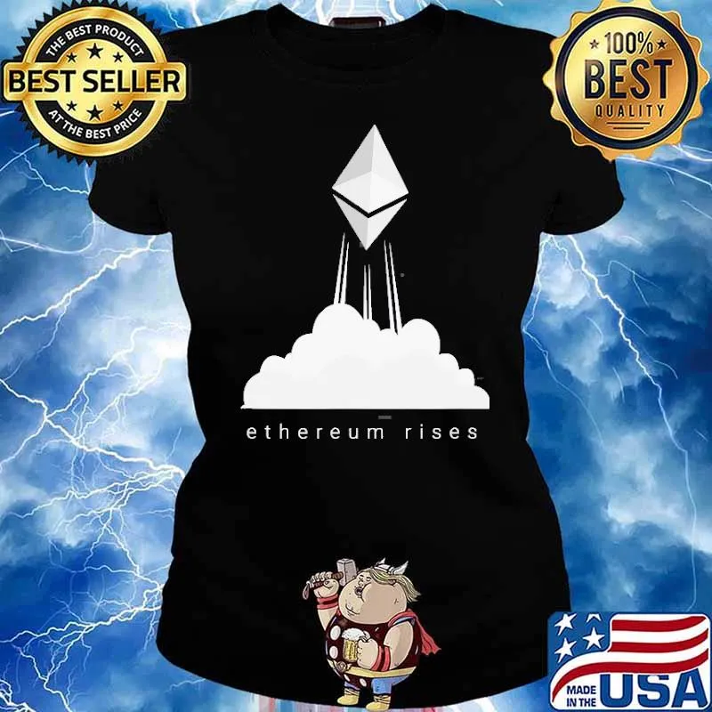 Ethereum Rises To The Moon Shirt Ladies tee