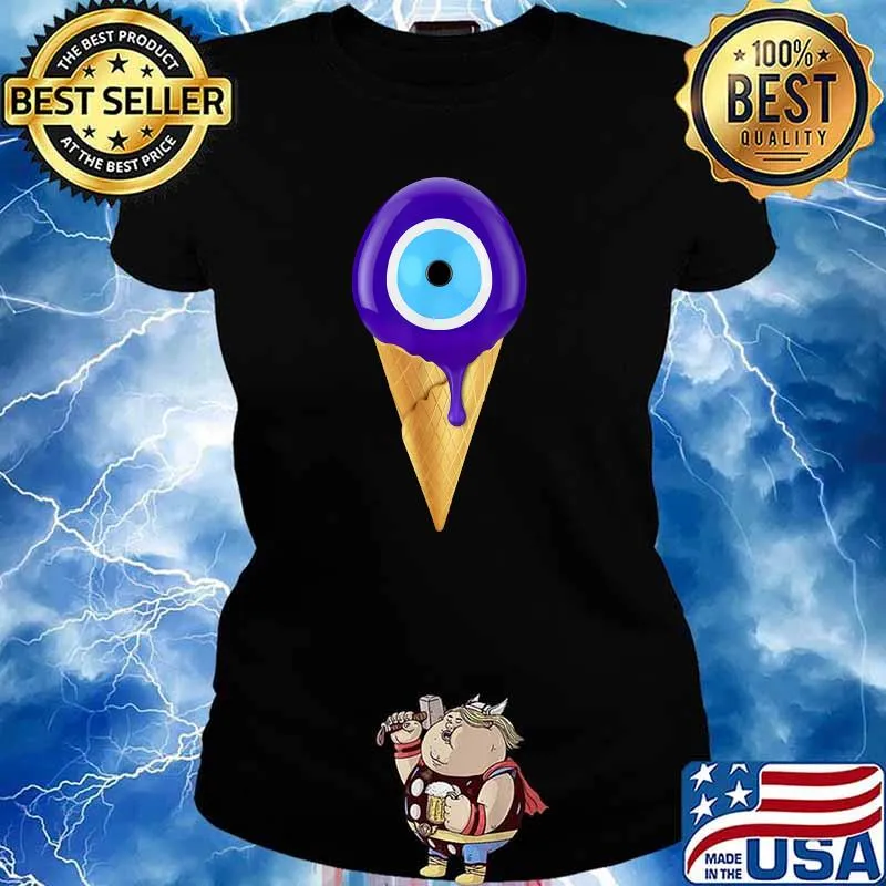 Evil Eye Cones T-Shirt Ladies tee