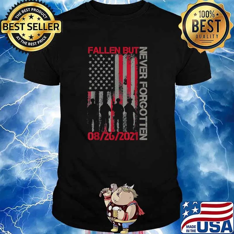 Fallen But Never Forgotten 13 Names Of Fallen Soldiers T-Shirt