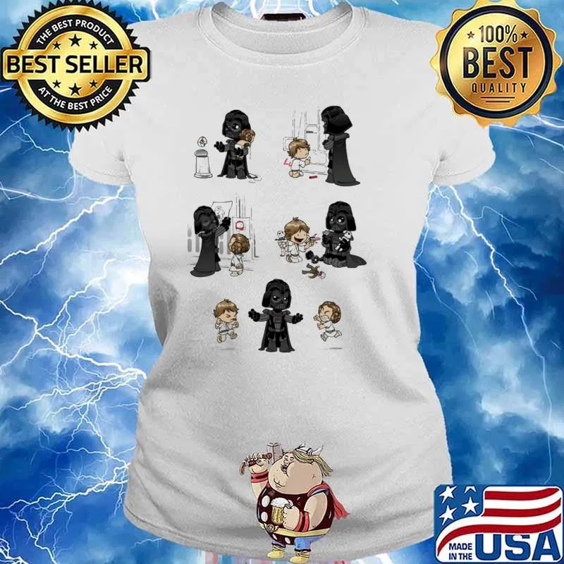 Father of the year dark side star wars s Ladies tee