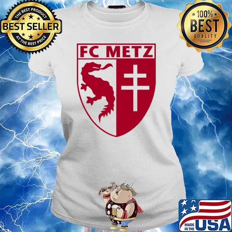 FC Metz French League Soccer Shirt Ladies tee