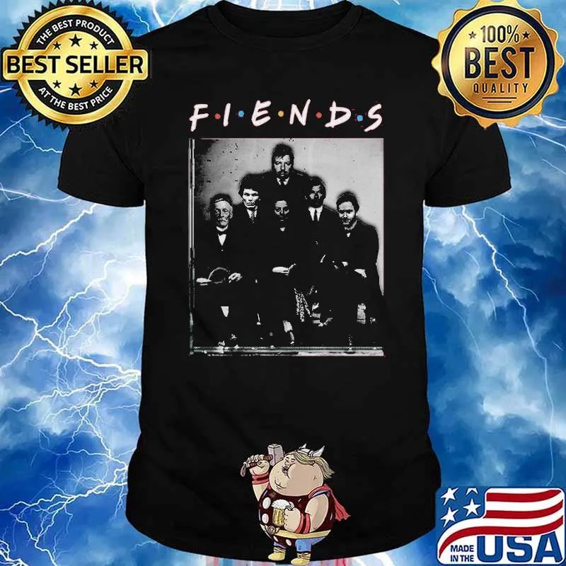 Fiends Charles Manson David Berkowitz Henry Lee Lucas Jeffrey Dahmer John Wayne Gacy Richard Ramirez Richard Speck Ted Bundy shirt