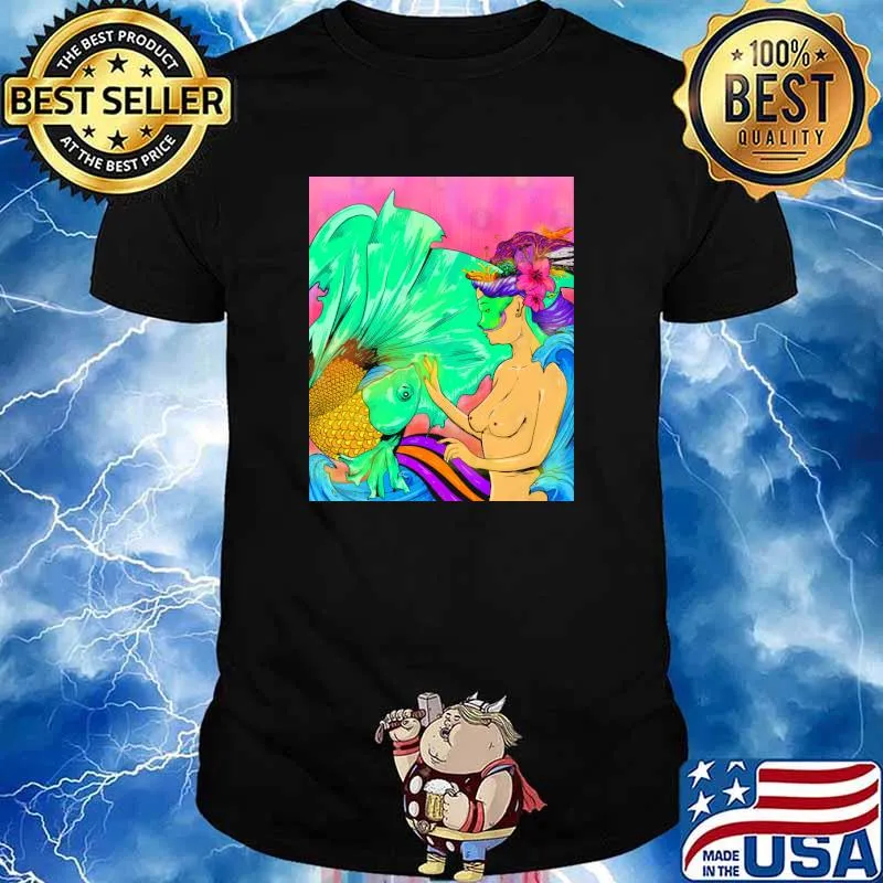 Fish king woman shirt