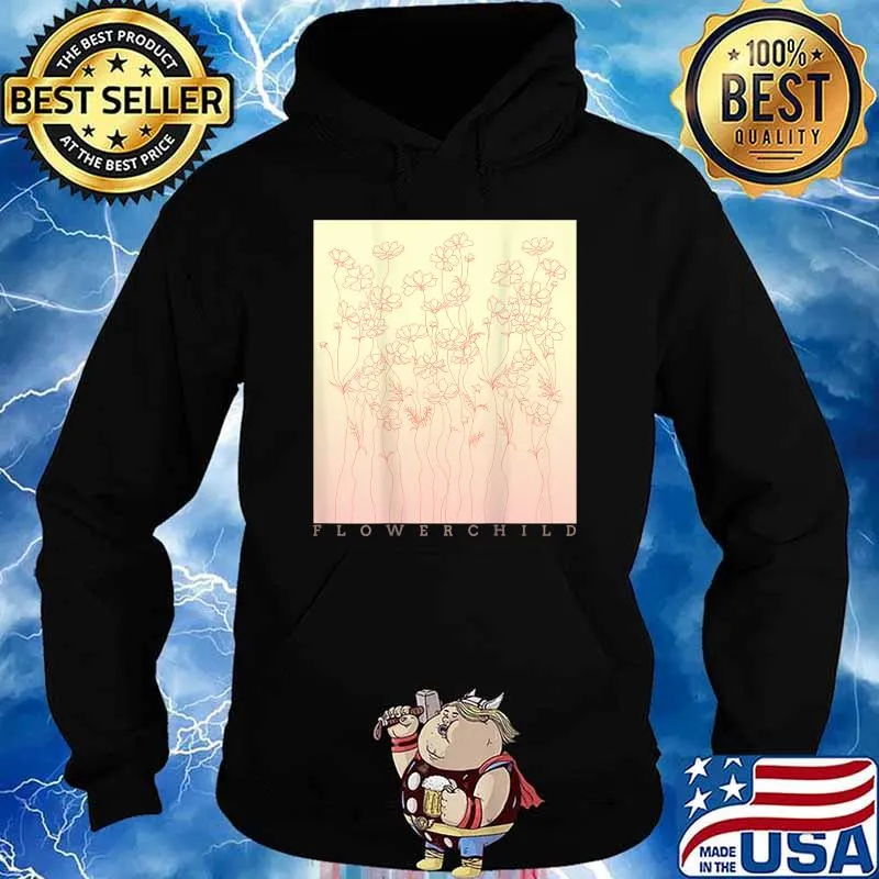 Flower Child T-Shirt Hoodie