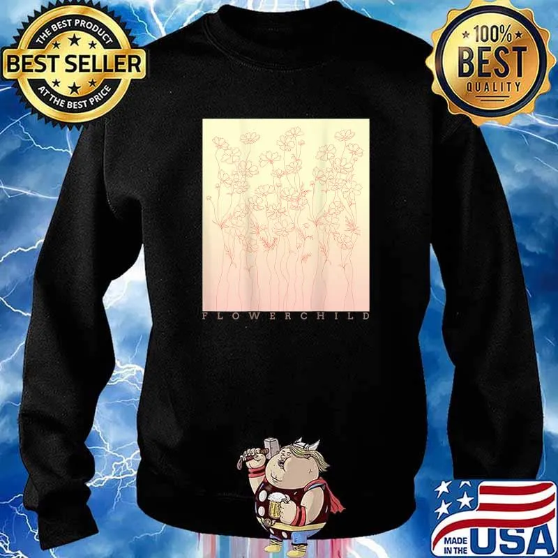 Flower Child T-Shirt Sweater