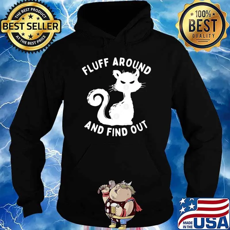 Fluff Around And Find Out Funny Cat s Hoodie