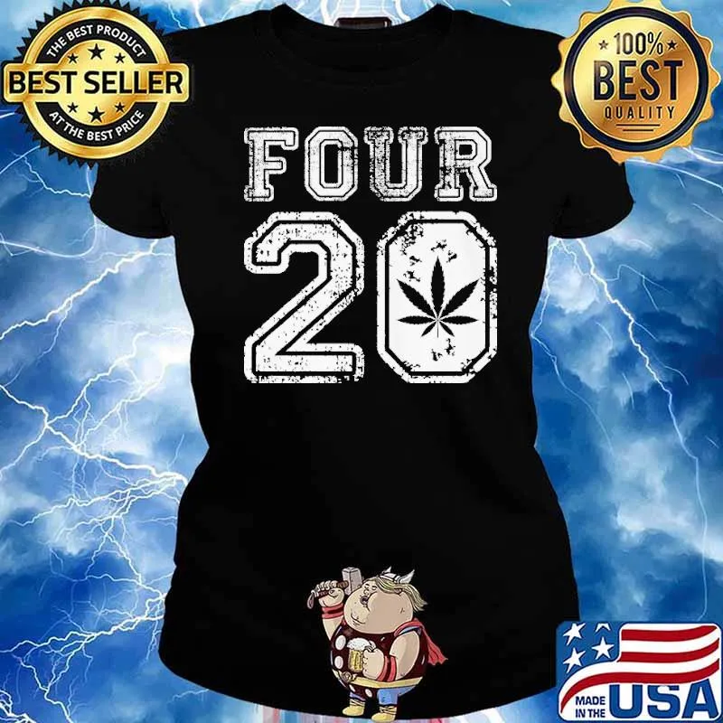 Four 20 Cannabis Shirt Ladies tee