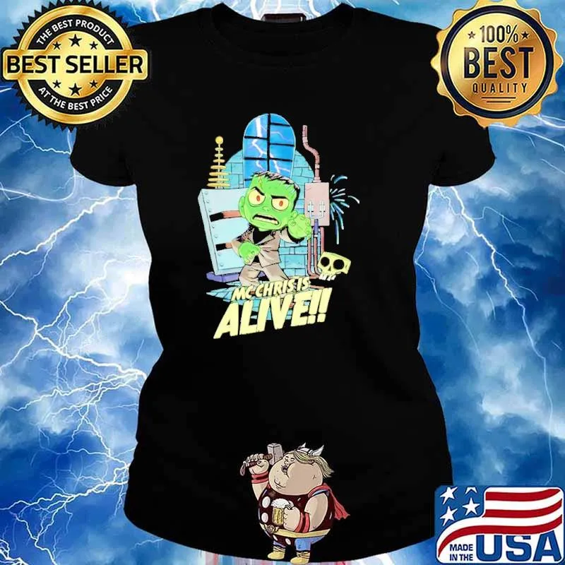 Frankenstein Mc Chris is alive s Ladies tee