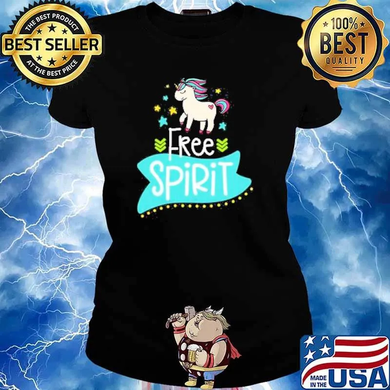 Free Spirit Unicorn Shirt Ladies tee
