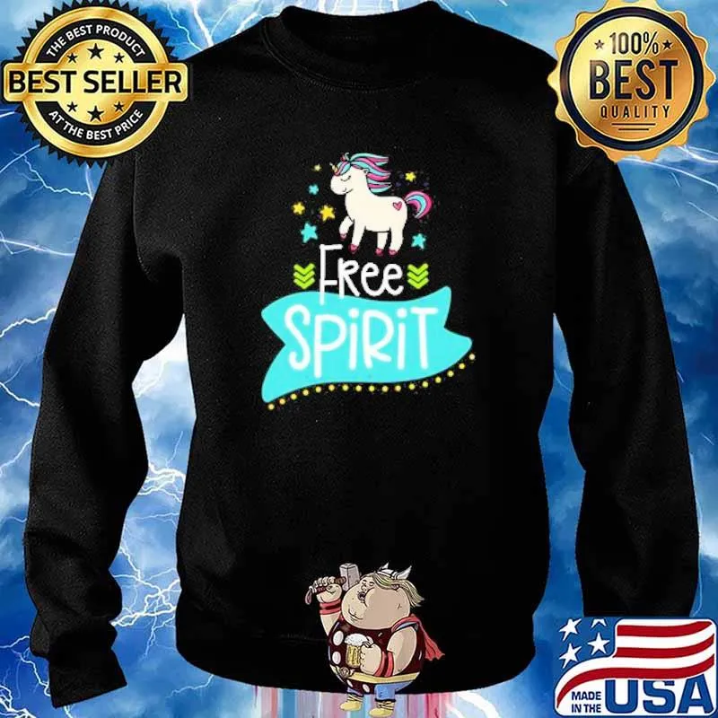 Free Spirit Unicorn Shirt Sweater