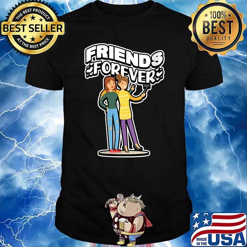 Friends Forever Matching BFF Heart T-Shirt