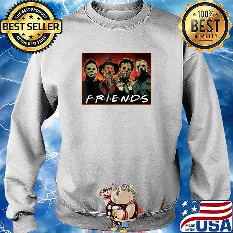 Friends Horror Halloween Michael Myers Scary Movies T-Shirt Sweater