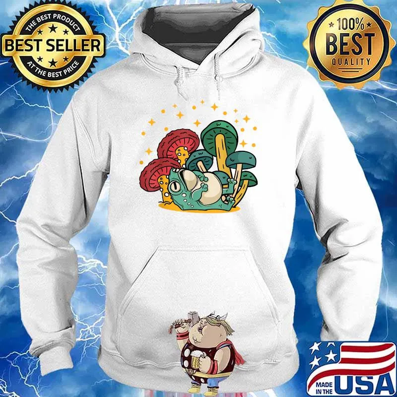 Frog Mushroom Hat Cottagecore Cosplay T-Shirt Hoodie