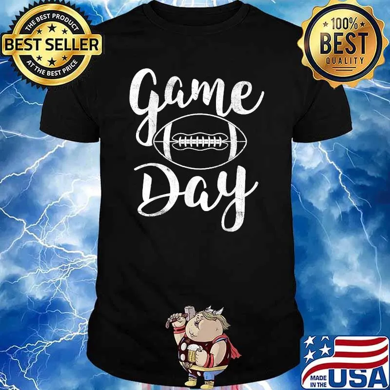 Game Day Football Cute Football, Gift for Football Team T-Shirt