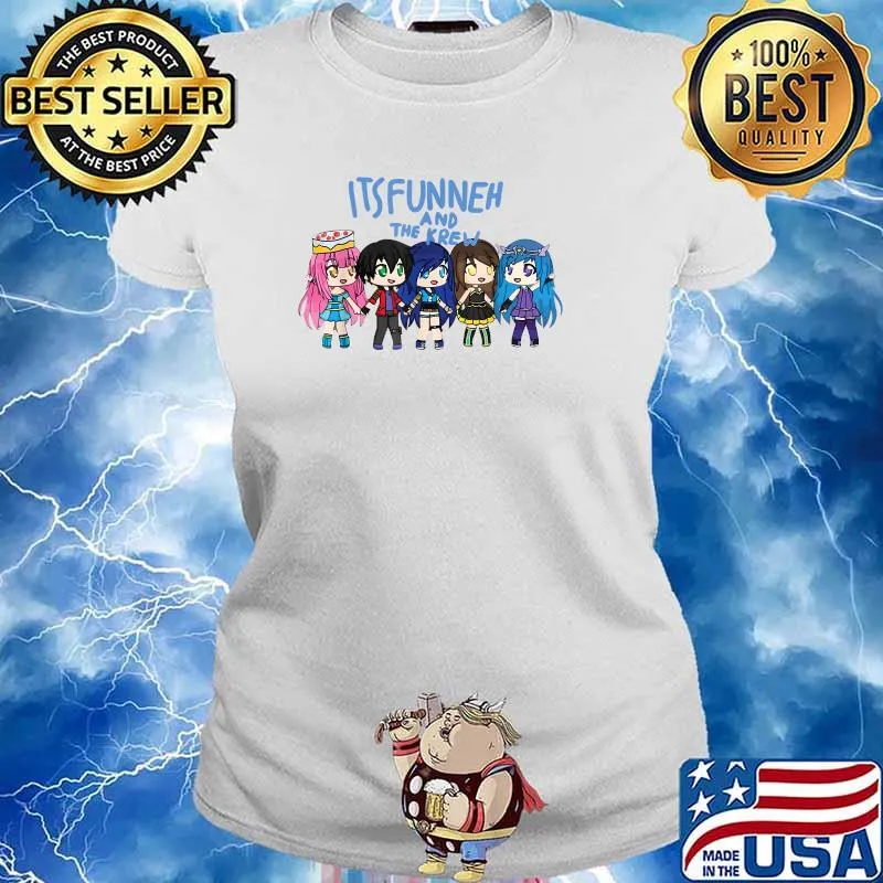 Gaming Girl And Boys HaveItsfunneh And The Krews In Name T-Shirt Ladies tee