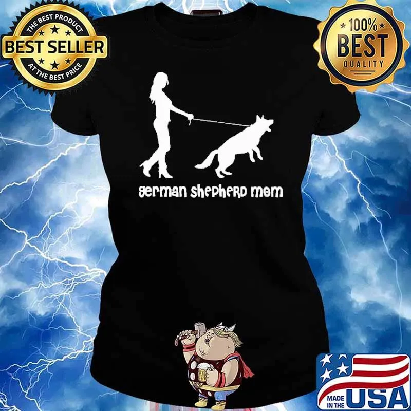 German Shepherd mom Shirt Ladies tee