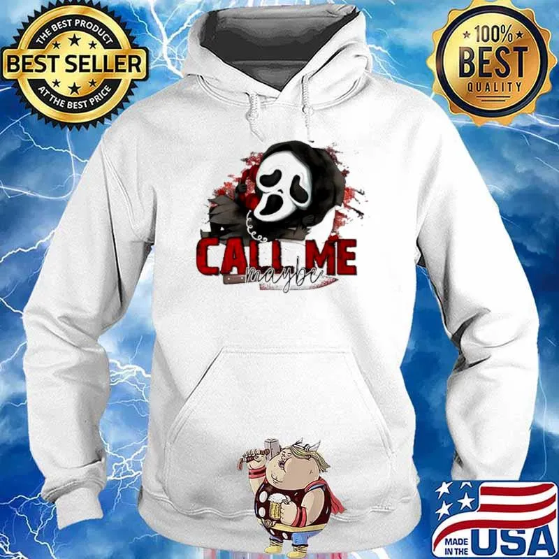 Ghostface Horror Movie Character call me maybe s Hoodie