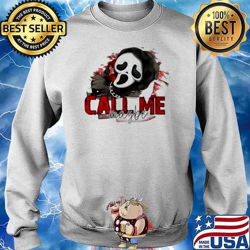 Ghostface Horror Movie Character call me maybe s Sweater