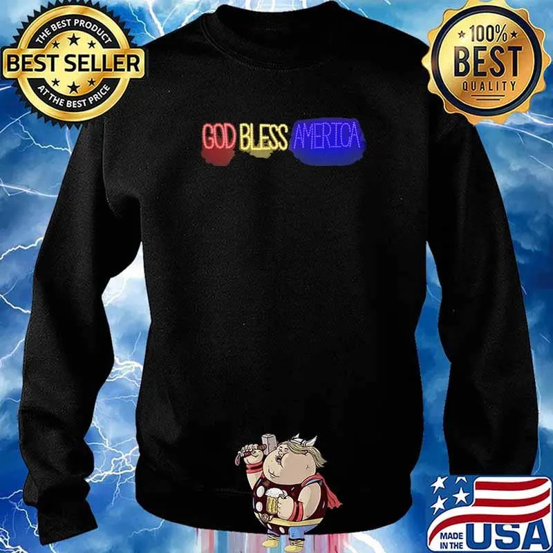 God Bless American Shirt Sweater