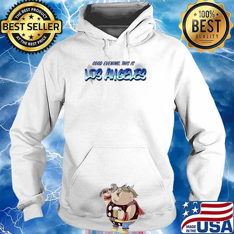 Good Evening This Is Los Angeles EDM Rave Music Festival T-Shirt Hoodie