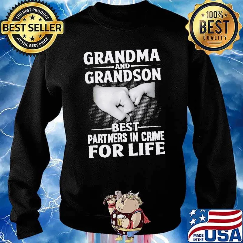 Grandma and grandson best partness in crime for life s Sweater