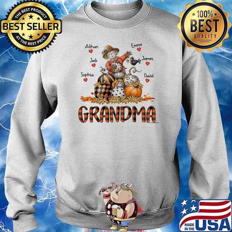 Grandma Pumpkin Halloween Shirt Sweater