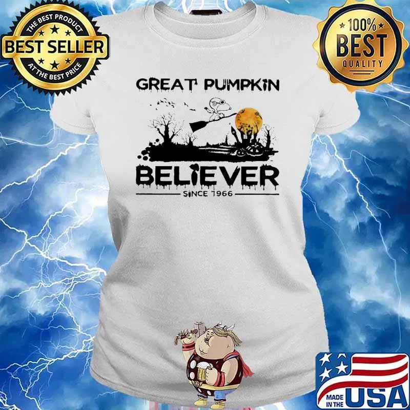 Great Pumpkin Believer Since 1966 Snoopy s Ladies tee
