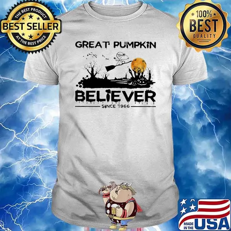 Great Pumpkin Believer Since 1966 Snoopy shirt