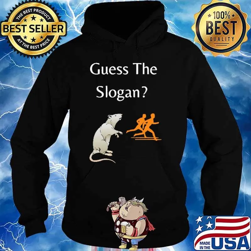 Guess The Slogan Mouse Running Shirt Hoodie